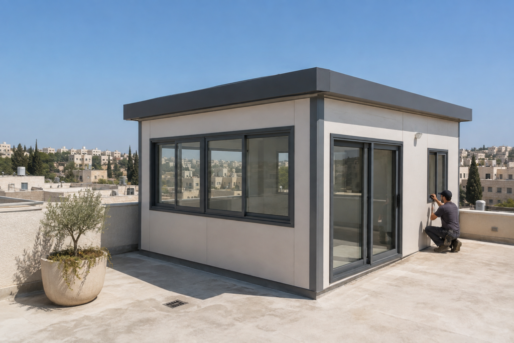 בניה קלה על הגג