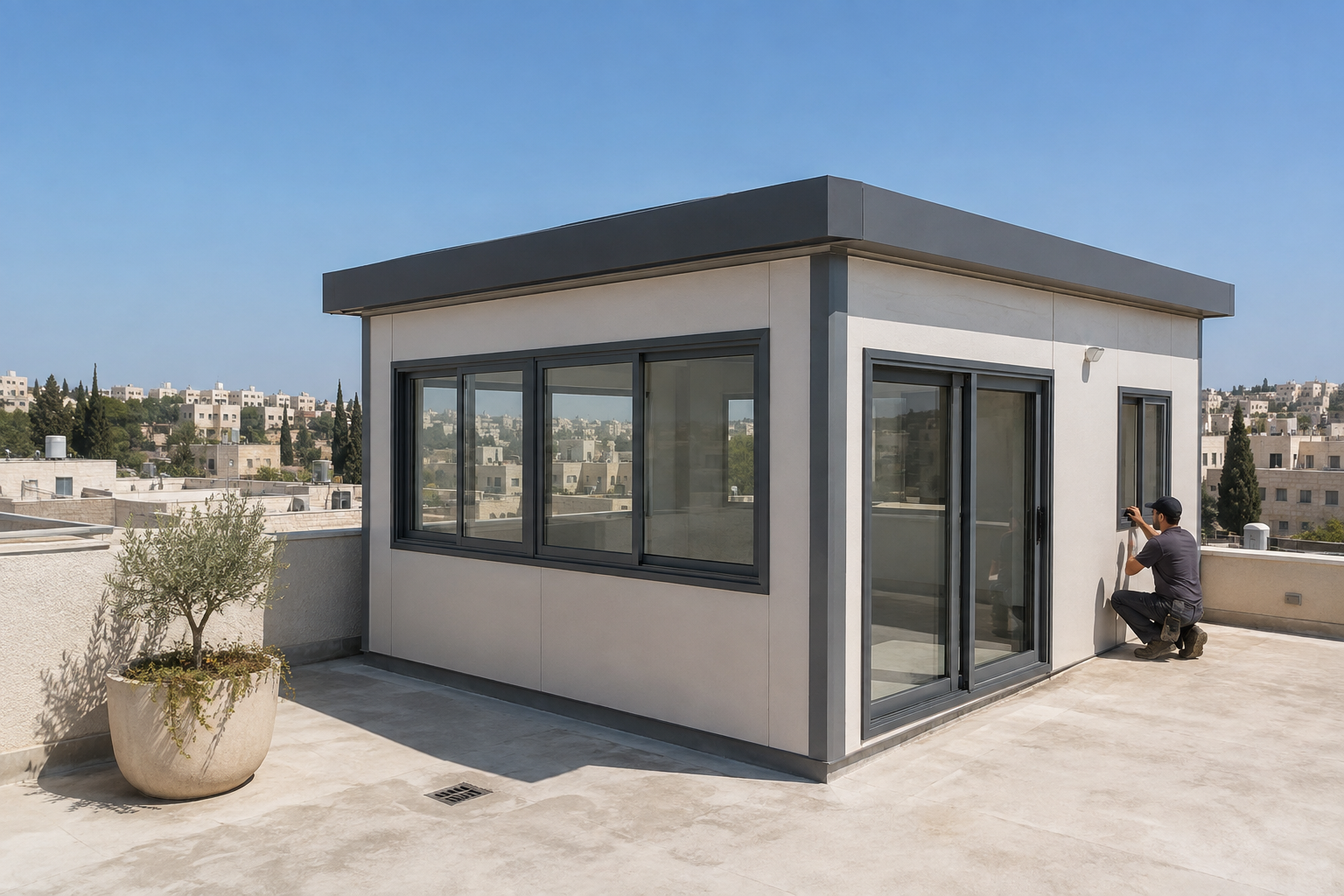 בניה קלה על הגג